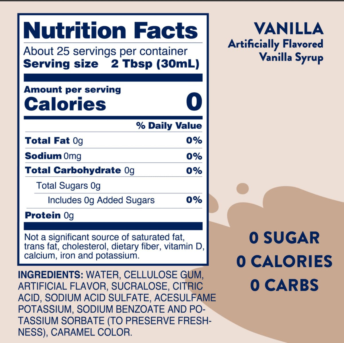 Retail display of Jordan's Skinny Syrups enables quick flavor choice.