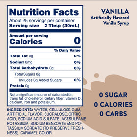 Retail display of Jordan's Skinny Syrups enables quick flavor choice.
