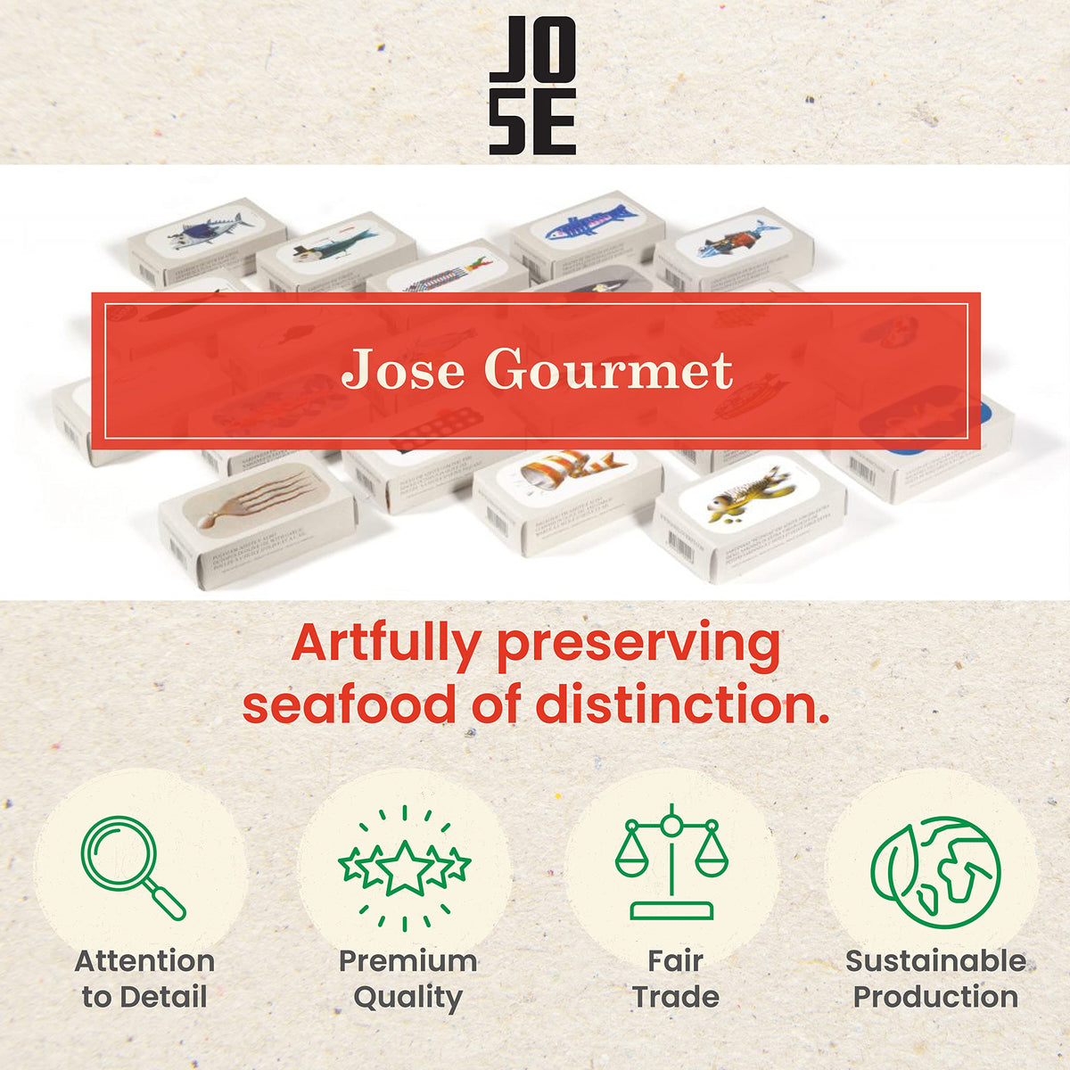 Lemon slices accompany Jose Gourmet sardines for a citrus-balanced pairing.