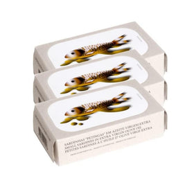 Jose Gourmet sardines in olive oil can for a quick protein snack.