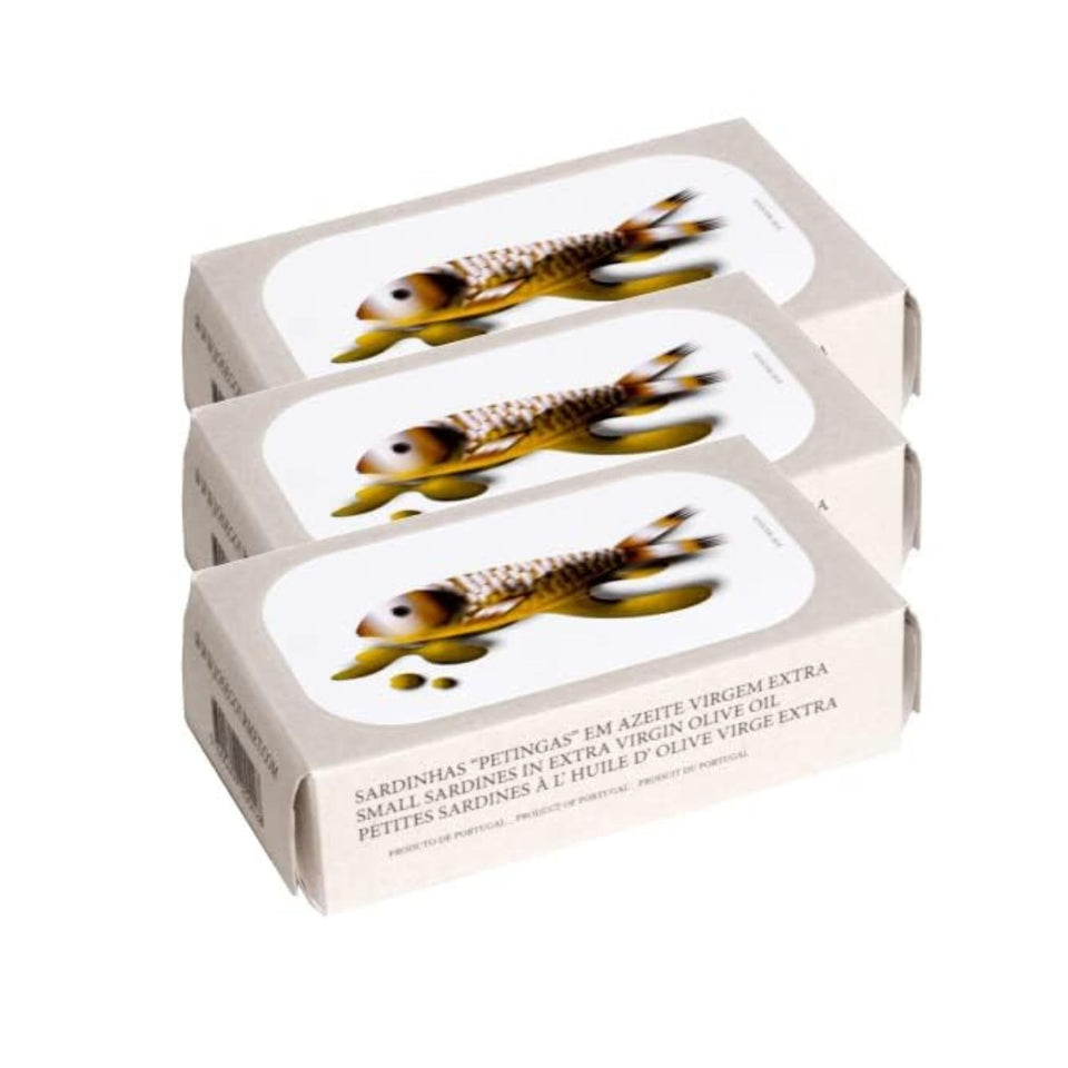 Jose Gourmet sardines in olive oil can for a quick protein snack.