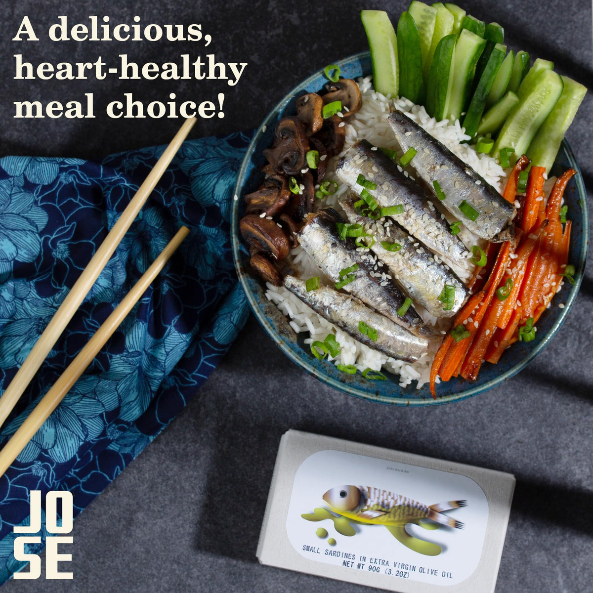 Jose Gourmet sardines on toast for a gourmet snack.