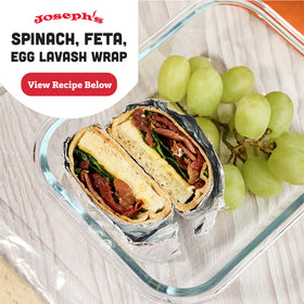 Joseph's Bakery Lavash sheet size 11.5 by 8.25 inches for wraps