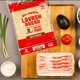 Joseph's Lavash Bread multigrain slices ready for wraps and light snacking.