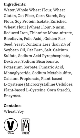Joseph's Flax Pita cross-section highlights omega-3 ALA content