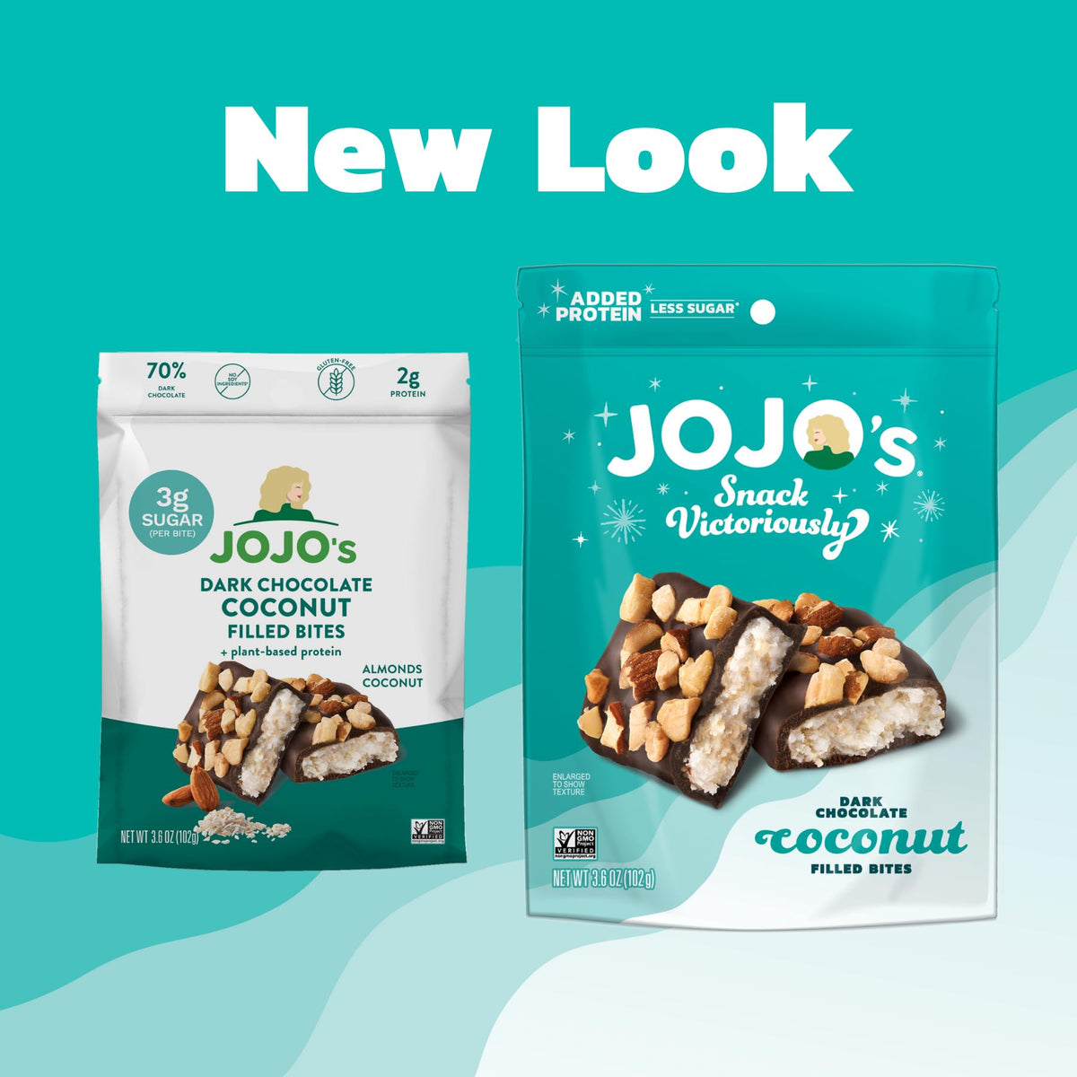 JOJO's four-count tray – portion control, convenient snack for on-the-go.
