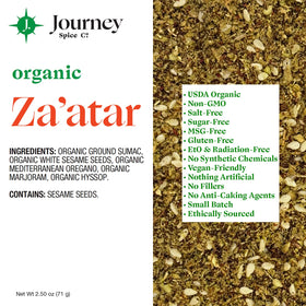Za'atar on olive oil brushed flatbread ready for dipping
