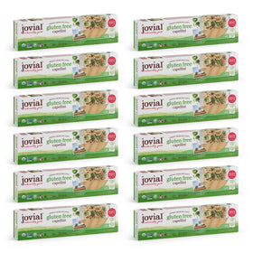 Jovial brown rice capellini packshot showing gluten free pasta for weeknight meals