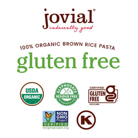 Jovial orzo served on a plate, pairs beautifully with sauces.