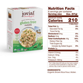 Jovial brown rice pasta Casarecce shape with al dente bite for versatile sauces.