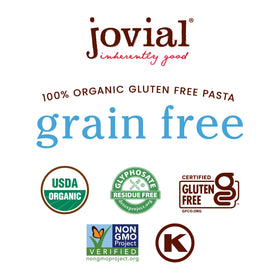 Jovial Cassava Fusilli made in Italy by pasta artisans using bronze-die processing.