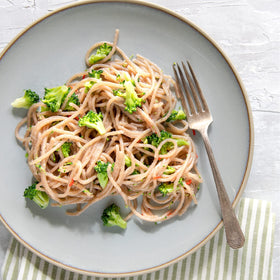 Uncooked Jovial Spaghetti strands ready for boiling and sauce prep.