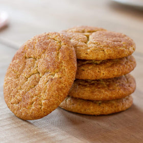 Jovial Einkorn flour weighed on a kitchen scale for precise baking