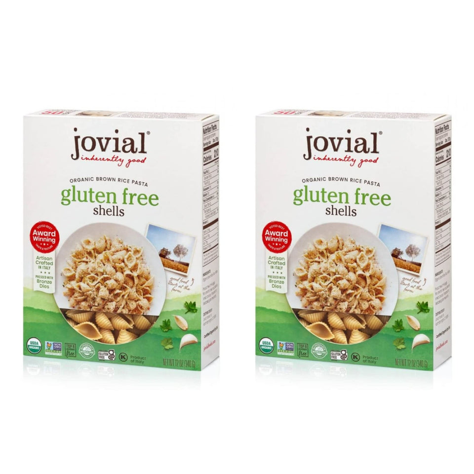 Jovial Shells gluten-free pasta ready for your favorite sauce