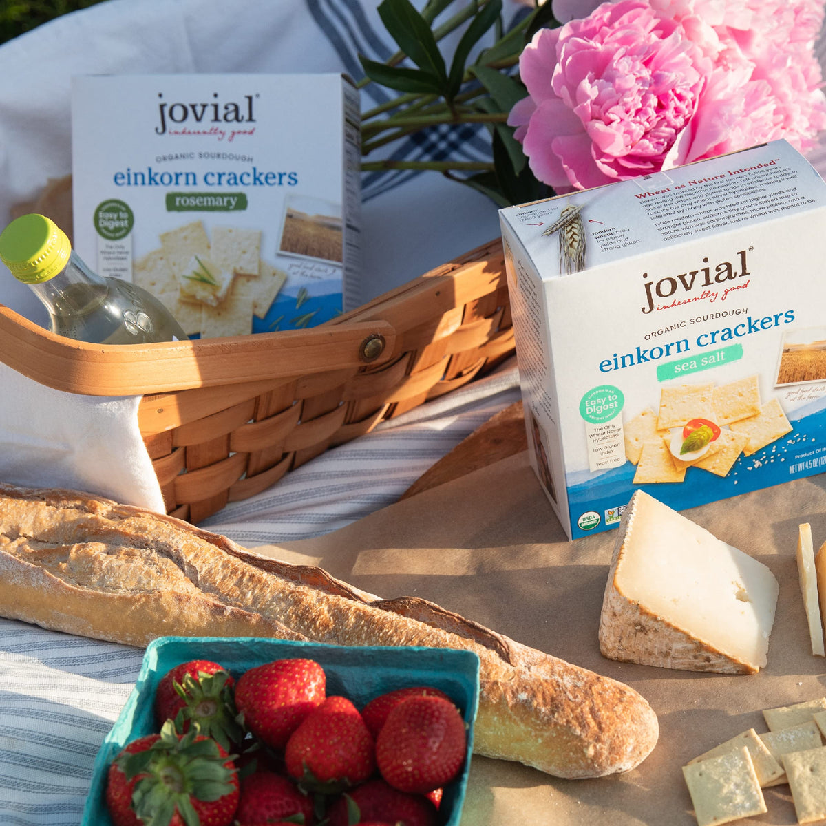 Jovial Organic Sourdough Einkorn packaging highlighting USDA Organic and Non-GMO.