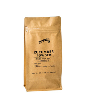 Jovvily Cucumber Powder — fine green powder from real cucumbers, ideal for seasoning