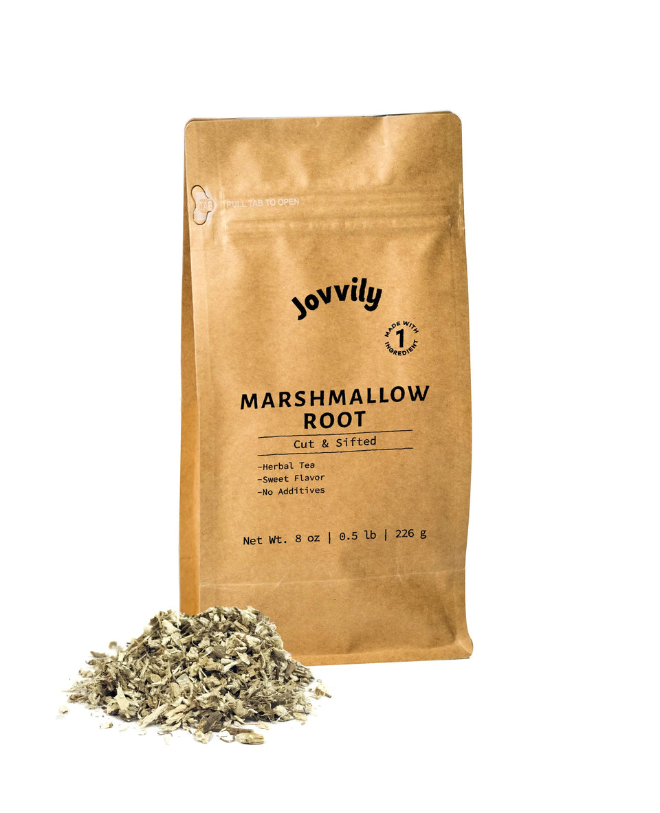Jovvily Marshmallow Root cut and sifted leaves for a fragrant herbal tea.