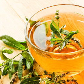 Jovvily Peppermint Leaf infuser brewing for easy everyday tea.