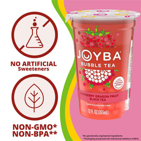 Joyba popping-boba closeup showing burst texture.