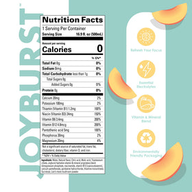 JOYBURST tetra pak eco packaging emphasizes sustainable hydration.