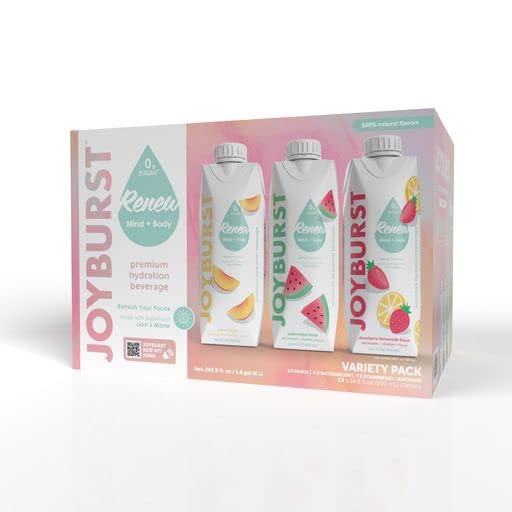JOYBURST variety pack front view for post-workout hydration and flavor variety.