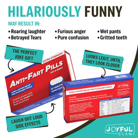 Joyful Clan dispensary bag used to reveal a playful surprise.