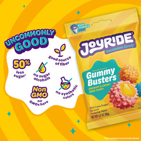 JOYRIDE Glacial Peppermint Gum on pack highlights refreshing finish