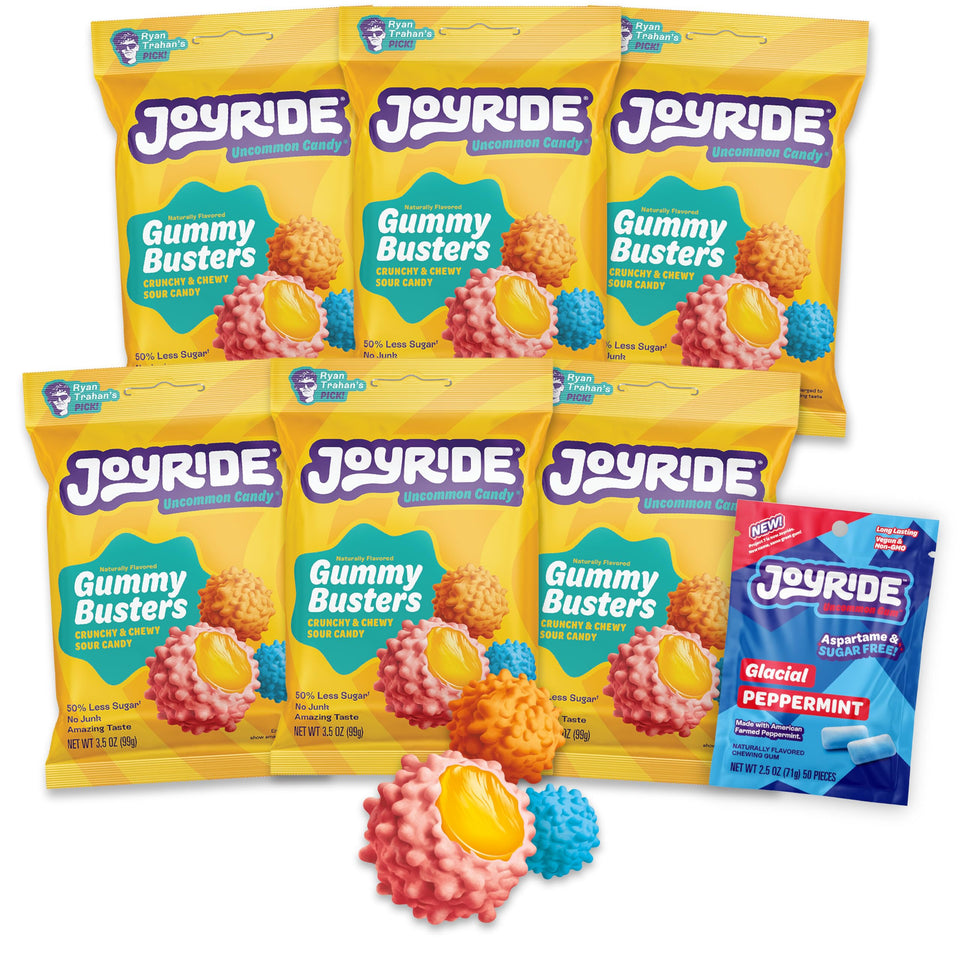 JOYRIDE Gummy Busters bundle: colorful candy pack ideal for sharing and snacks