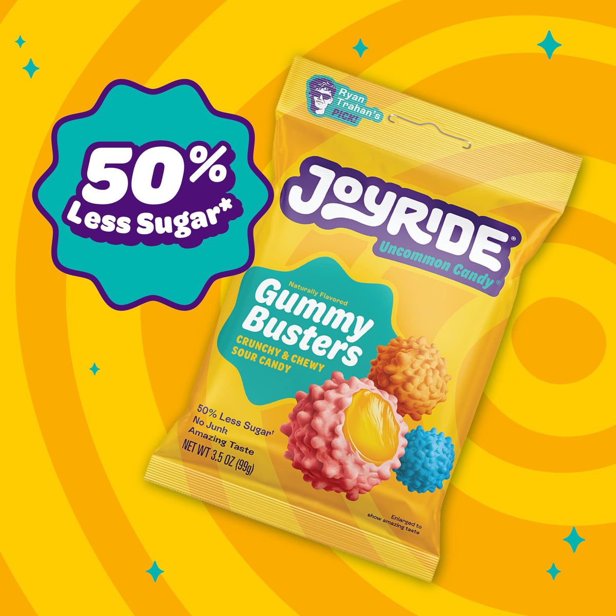 JOYRIDE Gummy Busters flavor lineup captures three bright options