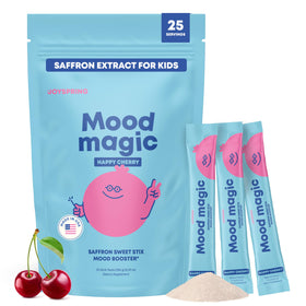 JoySpring Mood Magic pixie stick cherry lime for calm focus during homework