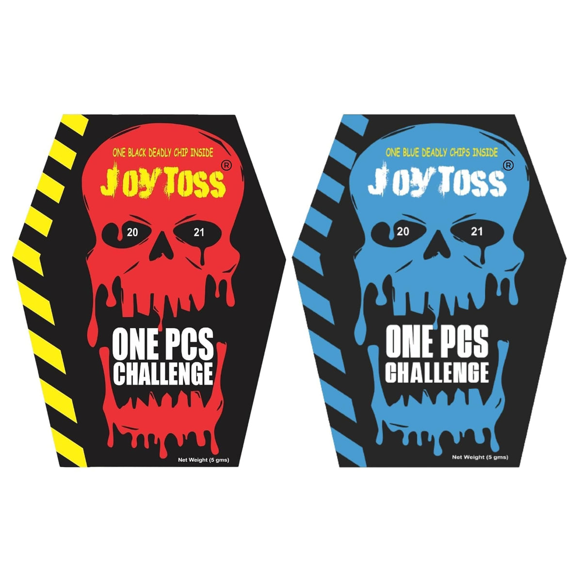 Joytoss coffin-box red variant packaging stands out on shelf.