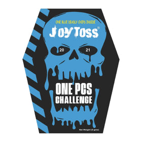 Joytoss one-pcs challenge pack displays extreme spicy tortilla chips for bold flavor exploration.