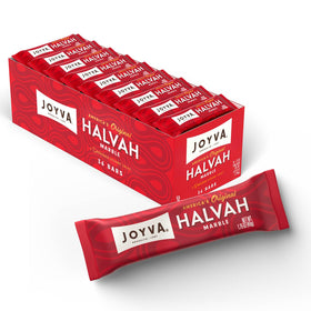 Joyva Halvah Marble pack front shows a convenient 36-pack for on-the-go snacking.