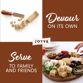 Joyva Halvah on cheese board adds sweet-salty contrast.