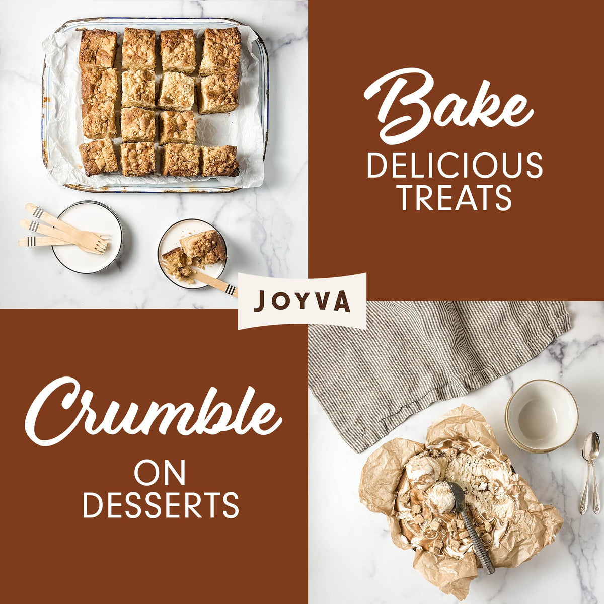 Joyva Halvah on-the-go snack showcases portable, dairy-free satisfaction.