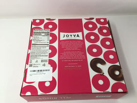 Joyva Raspberry Jell Rings served on a plate, ideal for sharing at gatherings.