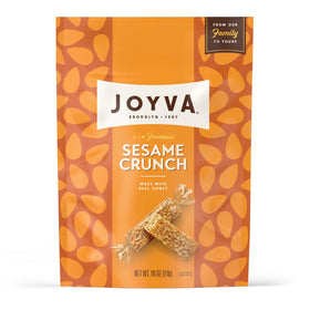 Joyva Sesame Crunch 16oz bag – bite-sized pieces ideal for on-the-go snacking.