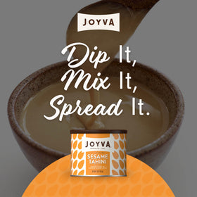 Joyva Tahini Paste silky creamy texture ideal for hummus and sauces