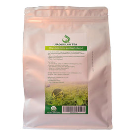 JQ Gynostemma tea stemless seven-leaf clusters for a clean, refined brew.