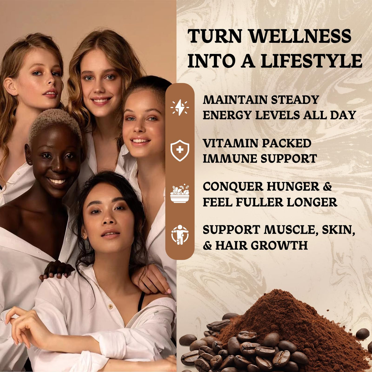 JRR Caramel Protein Coffee on-the-go packaging supports busy mornings