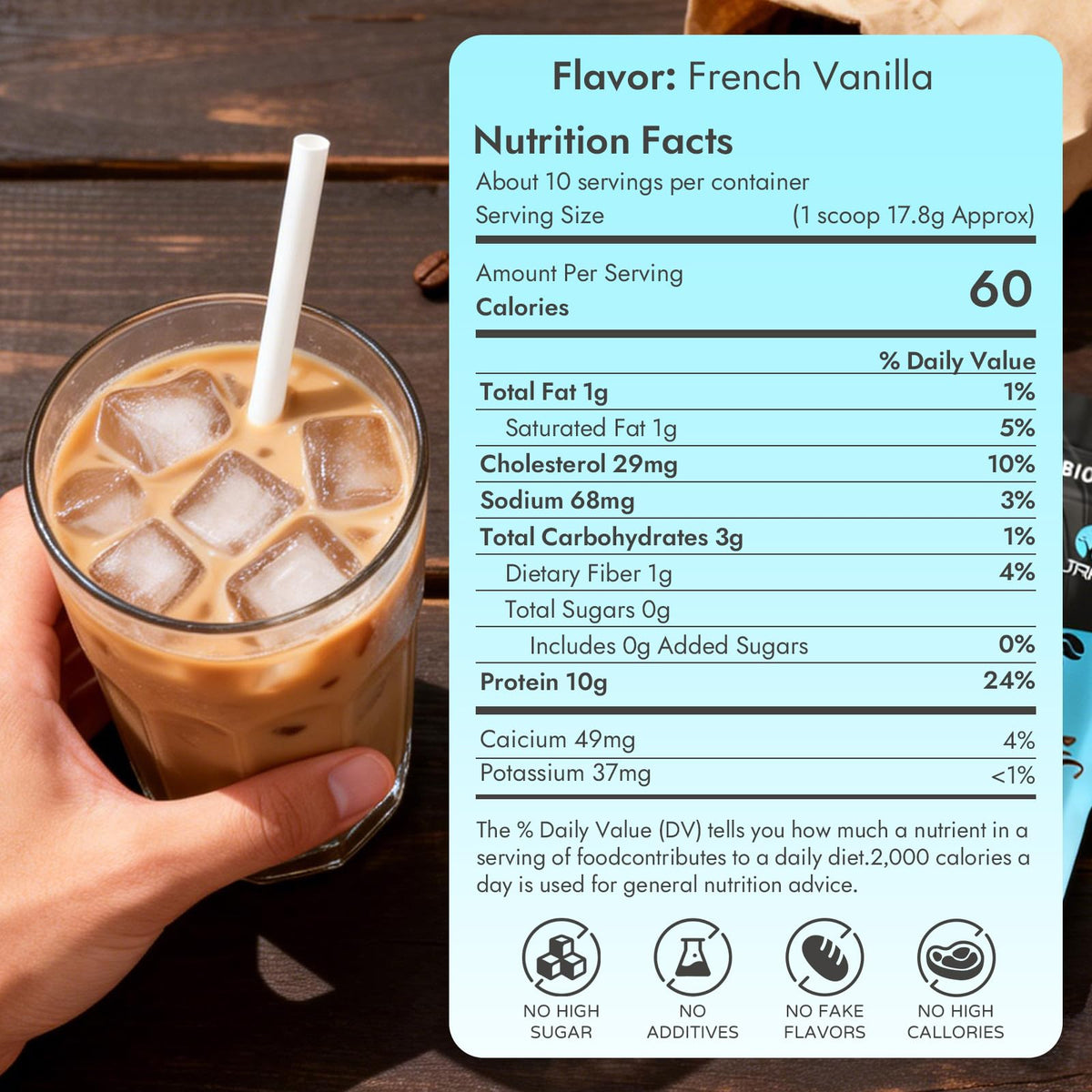Chilled JRR iced coffee stored in a bottle ready for on-the-go enjoyment