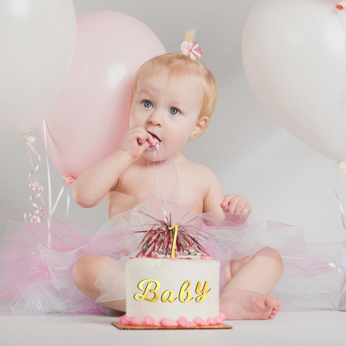 Jspupifip cake toppers on cake add glamorous party flair.