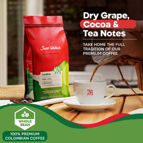 Juan Valdez Cumbre cocoa note adds chocolate depth for dessert-like moments