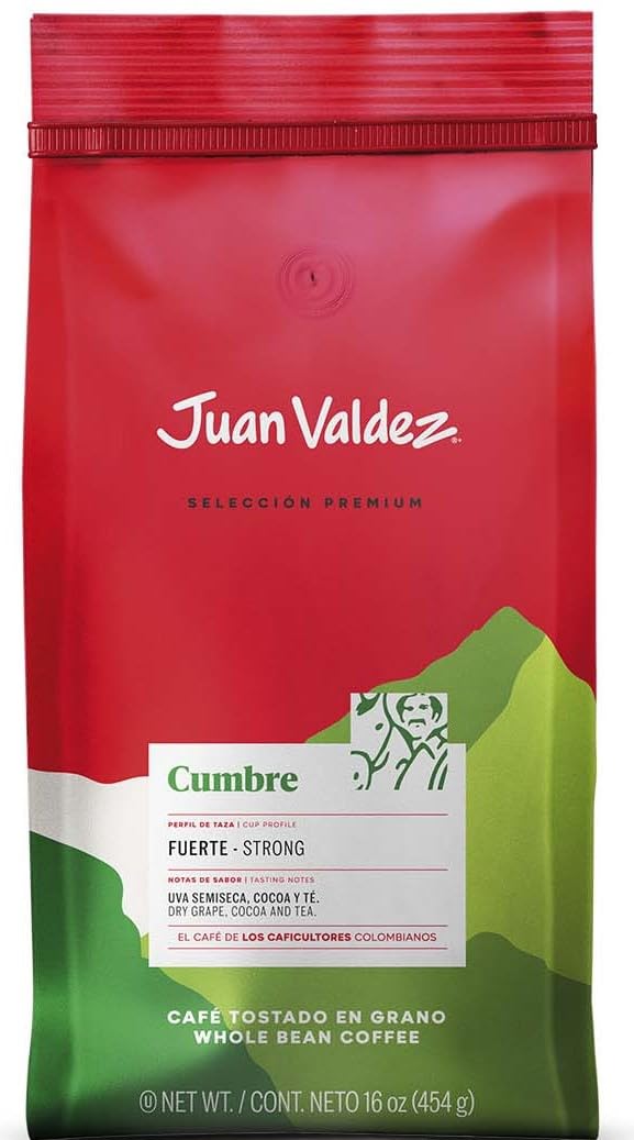 Juan Valdez Cumbre with a dry grape note aroma for morning rituals
