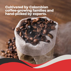 Steaming cup of Juan Valdez Dark Roast showcasing rich aroma.