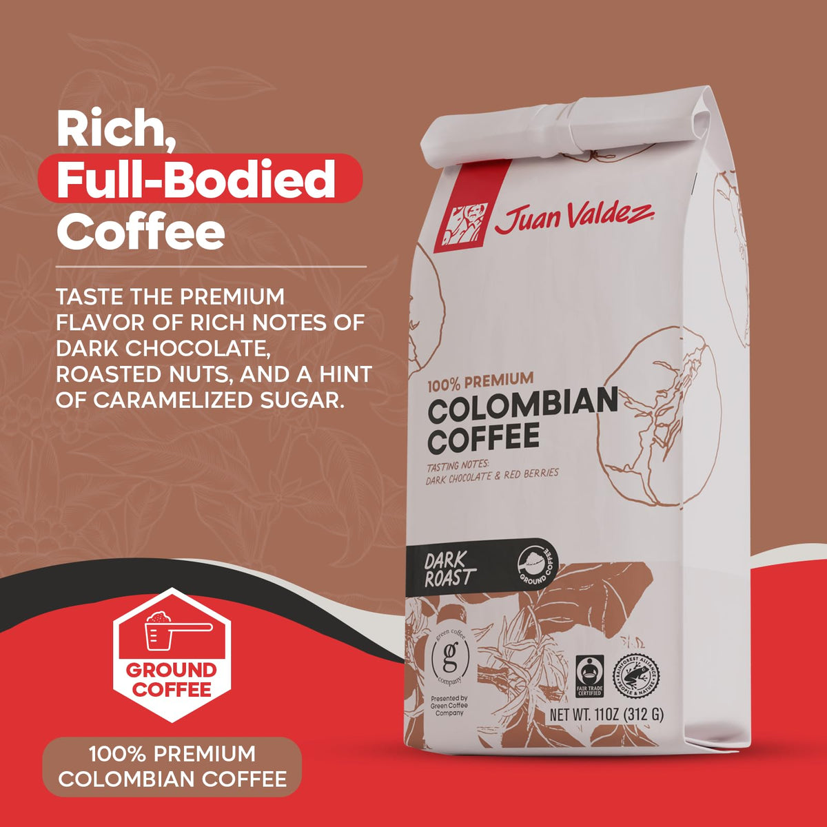 Juan Valdez farmer cooperative Colombia shows ethical sourcing and transparent origin