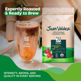 Juan Valdez Roasted nuts note enhances a balanced, flavorful roast.