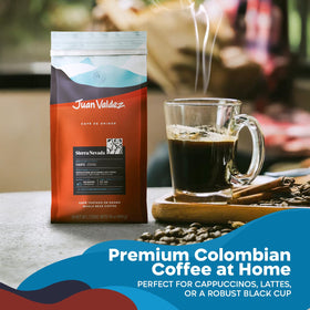 Juan Valdez Sierra Nevada pour over setup highlighting clean, nuanced flavors.