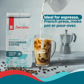 Juan Valdez single-origin Colombian Arabica beans deliver true flavor.