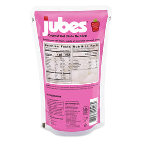 Jubes rainbow coconut gel cubes as versatile toppings for beverages